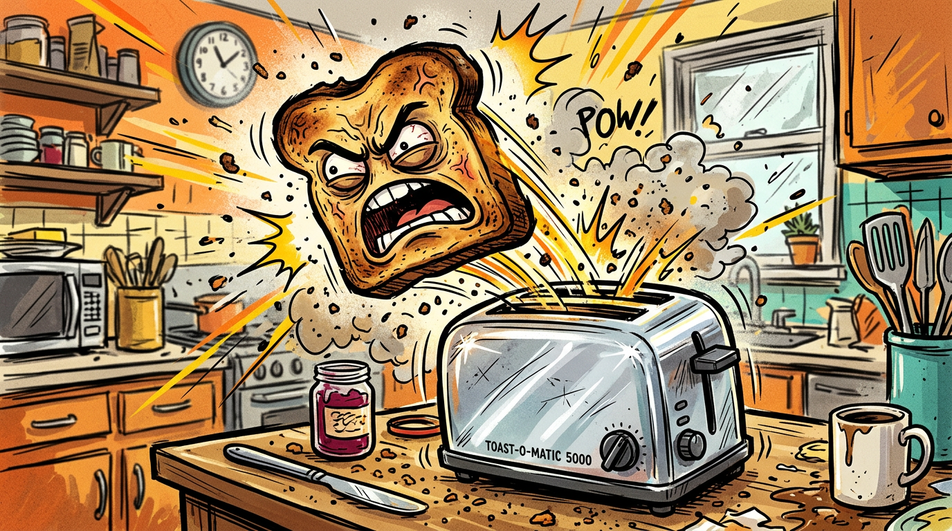 Concept artwork for Grumpy Toast